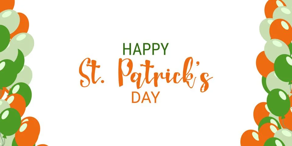 Composition for St. Patricks Day poster template Stock Illustration