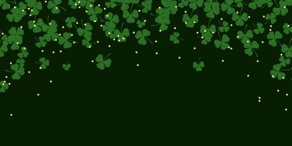Composition for St. Patricks Day poster template. Illustrazione stock