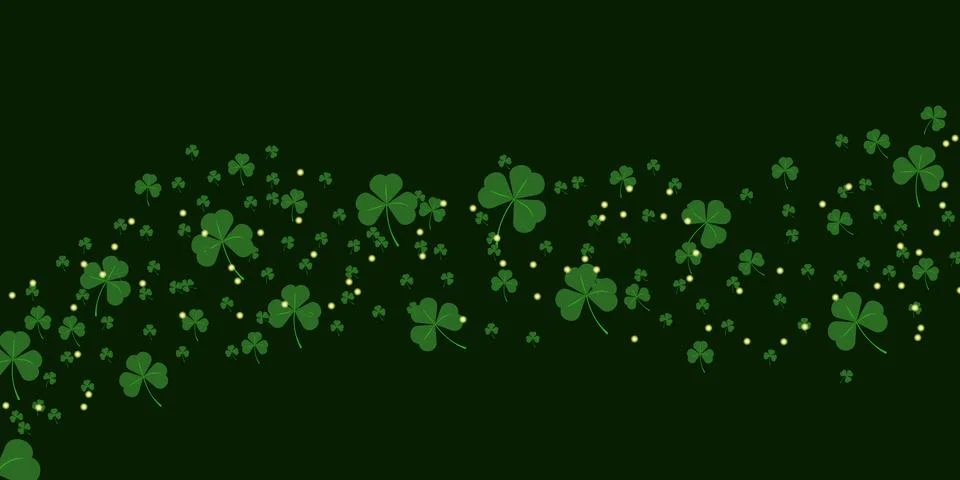 Composition for St. Patricks Day poster template. Stockillustratie