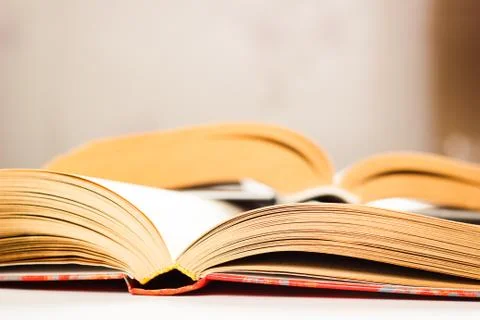 Composition with stack of books Stock Photos