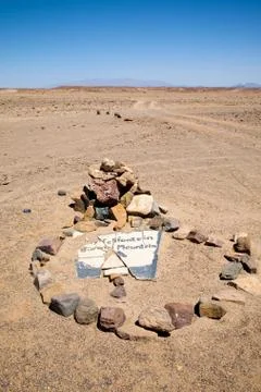 Composition of stones on the ground Stock Photos