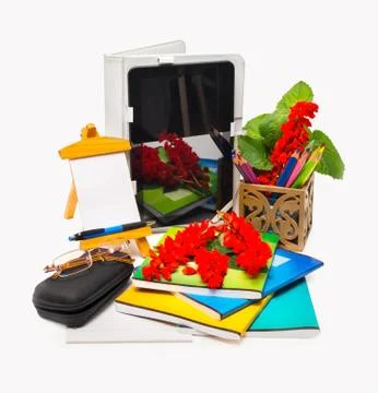 Composition with teacher day. Stock Photos