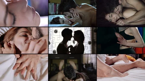 Composition of tenderness between lovers Stock Footage 63419743