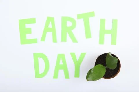 Composition on the theme of Earth Day. Fotos de archivo