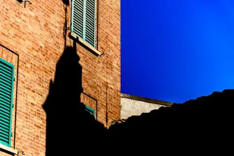 Composition of three buildings Foto stock