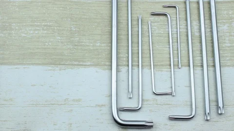 Composition from tools Stock Footage 86362240