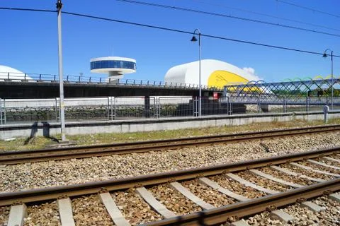 Composition with track Stock Photos