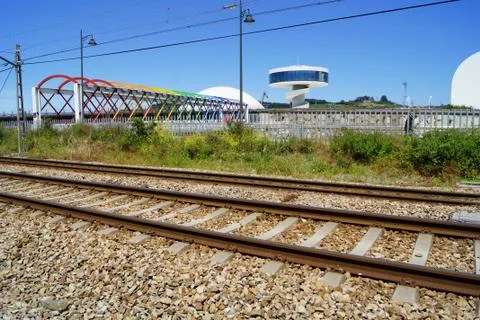 Composition with track Stock Photos