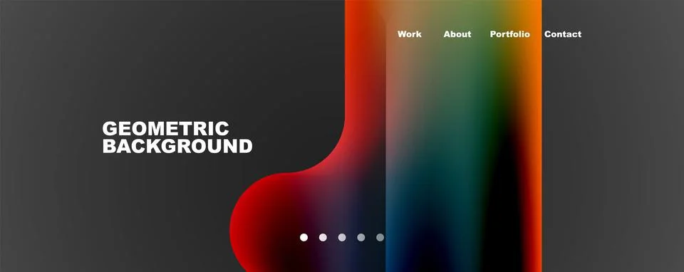 Composition of trendy minimalist geometric elements abstract background. Vector Illustrazione stock