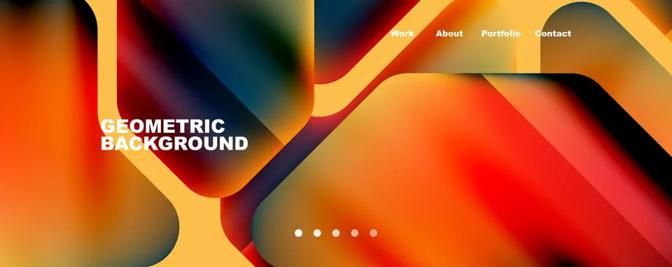 Composition of trendy minimalist geometric elements abstract background. Vector Illustrazione stock