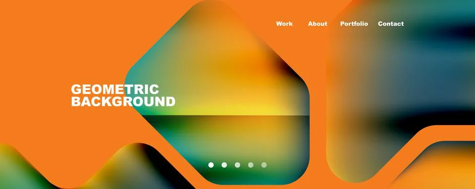 Composition of trendy minimalist geometric elements abstract background. Vector イラスト素材