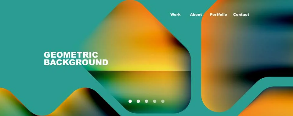 Composition of trendy minimalist geometric elements abstract background. Vector イラスト素材