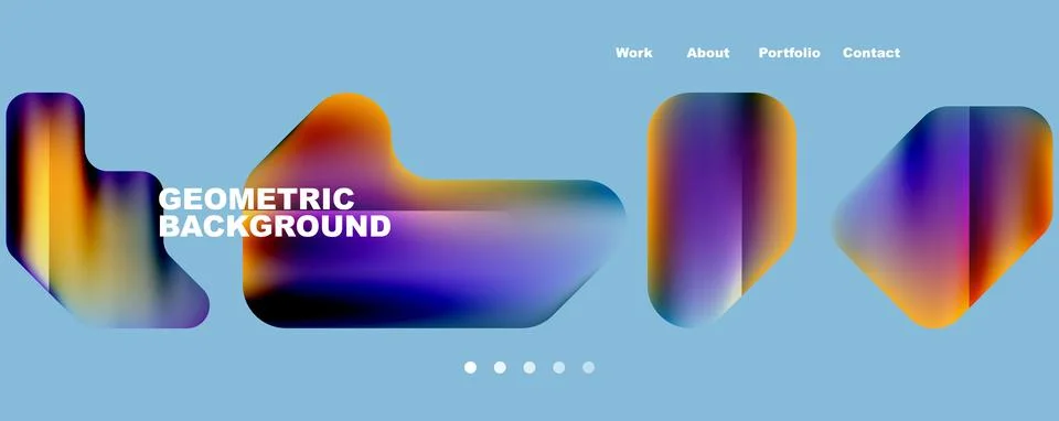Composition of trendy minimalist geometric elements abstract background. Vector イラスト素材