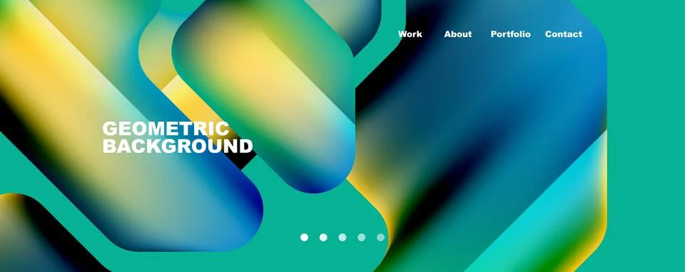 Composition of trendy minimalist geometric elements abstract background. Vector Illustrazione stock