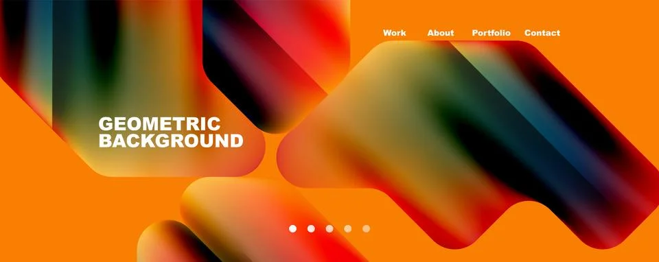 Composition of trendy minimalist geometric elements abstract background. Vector 스톡 일러스트