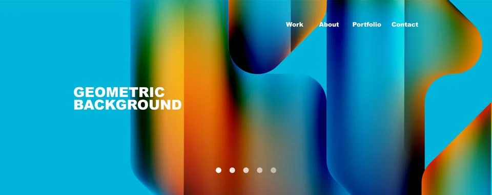 Composition of trendy minimalist geometric elements abstract background. Vector Illustrazione stock