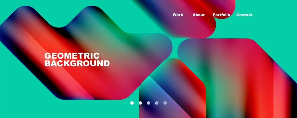 Composition of trendy minimalist geometric elements abstract background. Vector Illustrazione stock