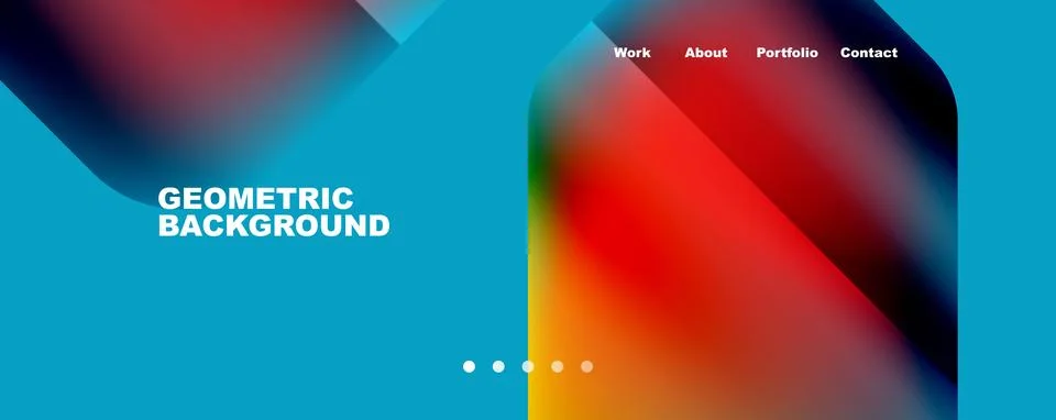 Composition of trendy minimalist geometric elements abstract background. Vector Stock Illustration