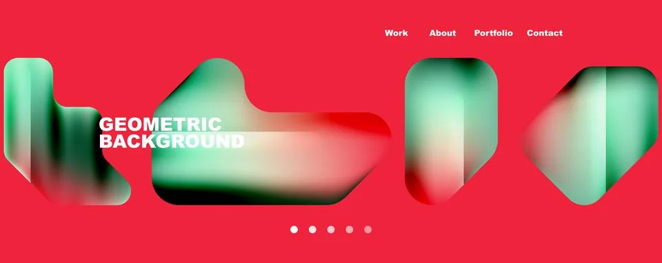 Composition of trendy minimalist geometric elements abstract background. Vector Illustrazione stock