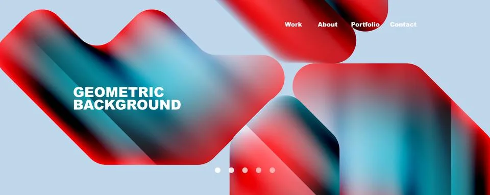 Composition of trendy minimalist geometric elements abstract background. Vector Illustrazione stock