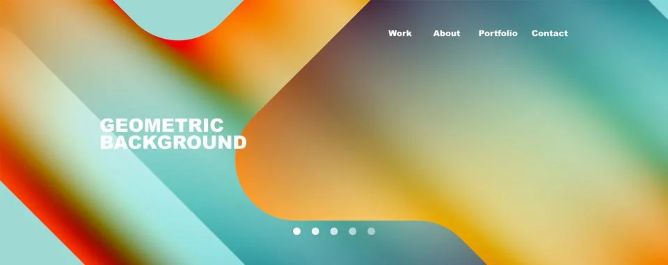 Composition of trendy minimalist geometric elements abstract background. Vector 스톡 일러스트