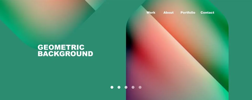 Composition of trendy minimalist geometric elements abstract background. Vector Illustrazione stock