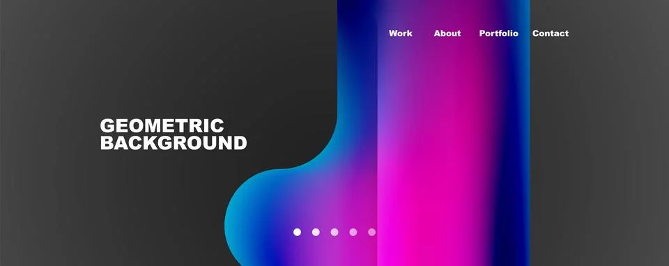 Composition of trendy minimalist geometric elements abstract background. Vector Illustrazione stock