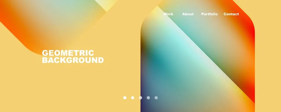 Composition of trendy minimalist geometric elements abstract background. Vector 스톡 일러스트