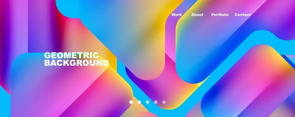 Composition of trendy minimalist geometric elements abstract background. Vector 스톡 일러스트