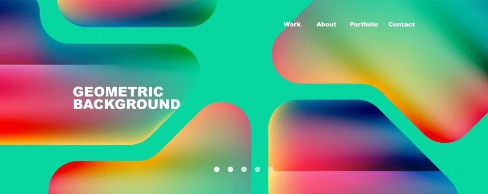 Composition of trendy minimalist geometric elements abstract background. Vector 스톡 일러스트