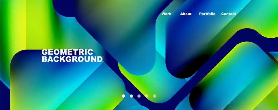 Composition of trendy minimalist geometric elements abstract background. Vector Illustrazione stock