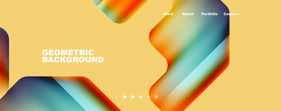 Composition of trendy minimalist geometric elements abstract background. Vector 스톡 일러스트