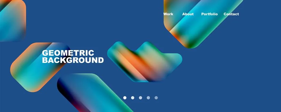 Composition of trendy minimalist geometric elements abstract background. Vector Illustrazione stock