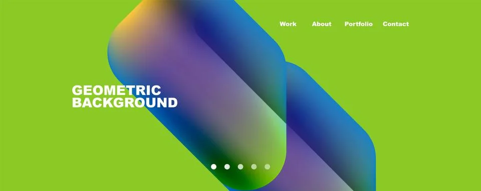Composition of trendy minimalist geometric elements abstract background. Vector Stock Illustration