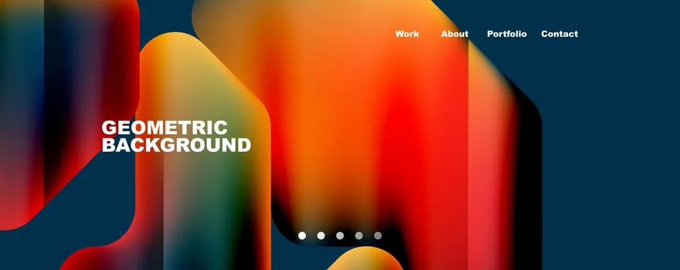 Composition of trendy minimalist geometric elements abstract background. Vector 스톡 일러스트