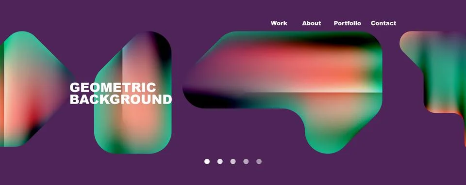 Composition of trendy minimalist geometric elements abstract background. Vector Illustrazione stock