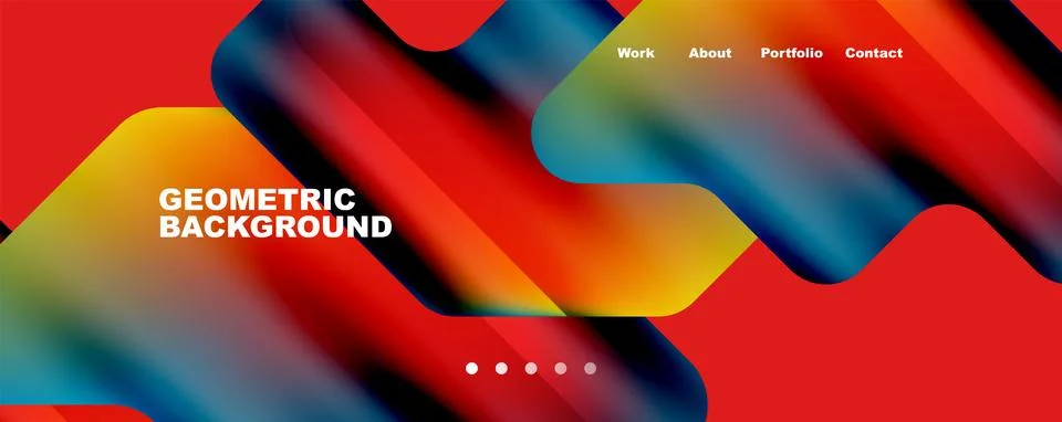 Composition of trendy minimalist geometric elements abstract background. Vector 스톡 일러스트
