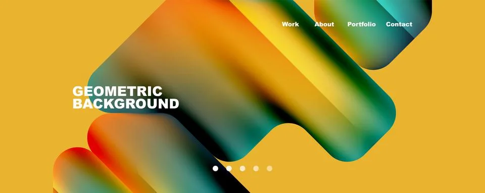 Composition of trendy minimalist geometric elements abstract background. Vector Illustrazione stock