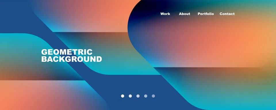 Composition of trendy minimalist geometric elements abstract background. Vector Illustrazione stock