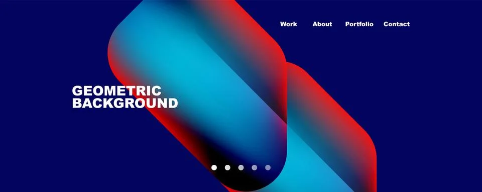 Composition of trendy minimalist geometric elements abstract background. Vector 스톡 일러스트