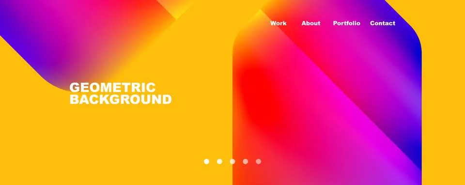 Composition of trendy minimalist geometric elements abstract background. Vector Illustrazione stock