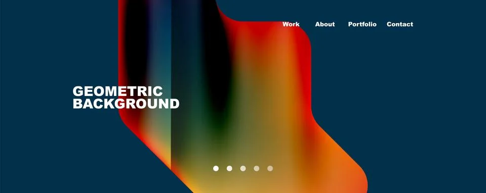 Composition of trendy minimalist geometric elements abstract background. Vector Illustrazione stock