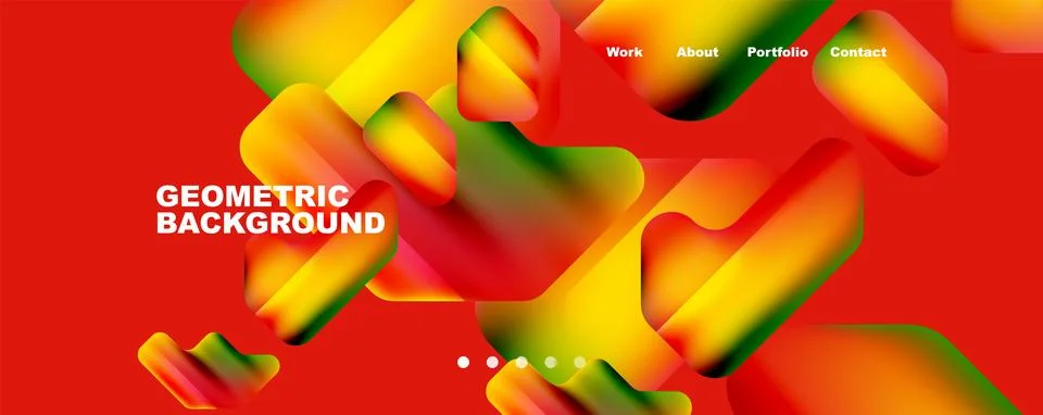Composition of trendy minimalist geometric elements abstract background. Vector Stock Illustration