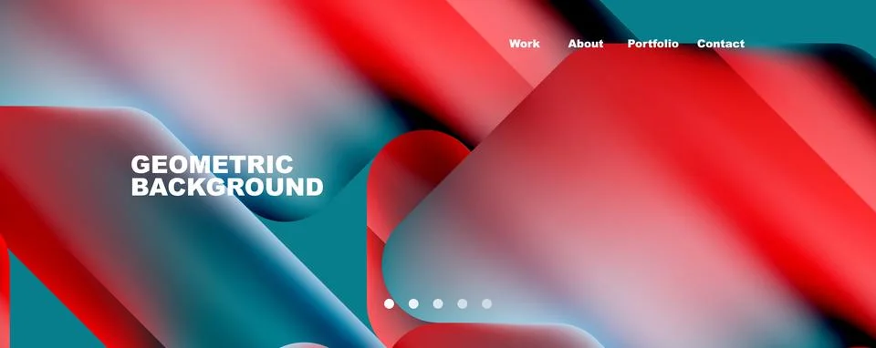 Composition of trendy minimalist geometric elements abstract background. Vector Illustrazione stock