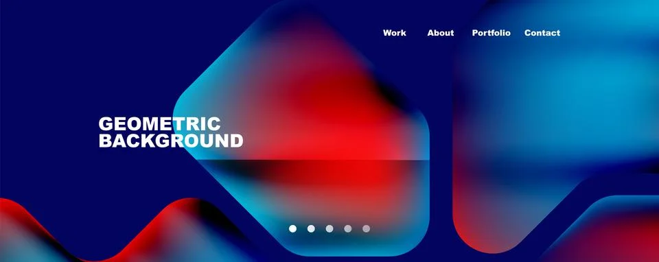 Composition of trendy minimalist geometric elements abstract background. Vector Illustrazione stock