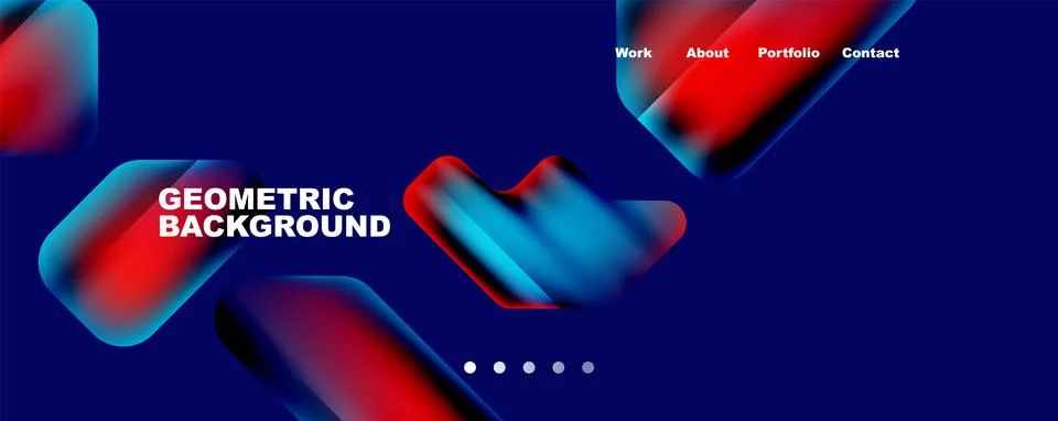 Composition of trendy minimalist geometric elements abstract background. Vector 스톡 일러스트