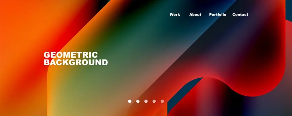 Composition of trendy minimalist geometric elements abstract background. Vector Illustrazione stock