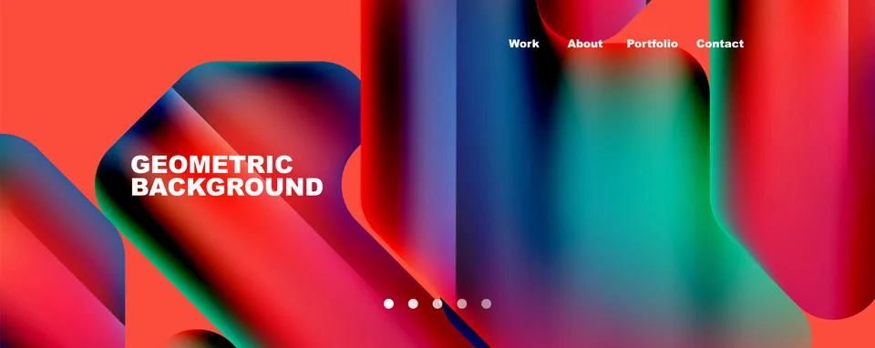 Composition of trendy minimalist geometric elements abstract background. Vector 스톡 일러스트