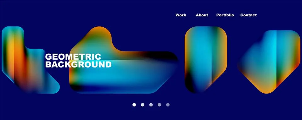 Composition of trendy minimalist geometric elements abstract background. Vector 스톡 일러스트