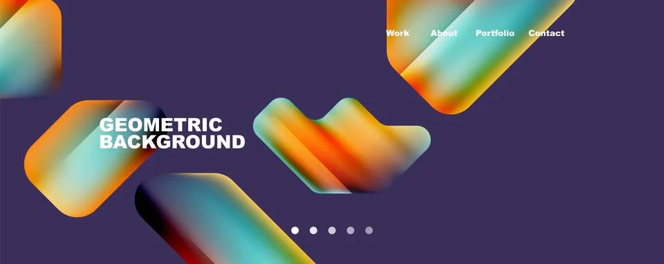 Composition of trendy minimalist geometric elements abstract background. Vector 스톡 일러스트